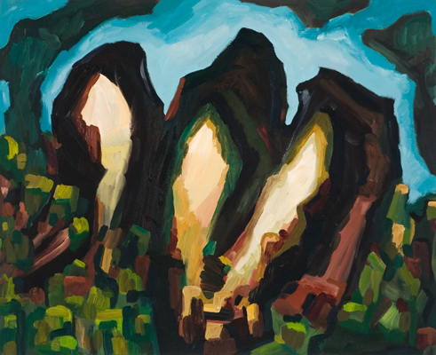 Devil's Rest (2009). 28" x 34". Oil on canvas.