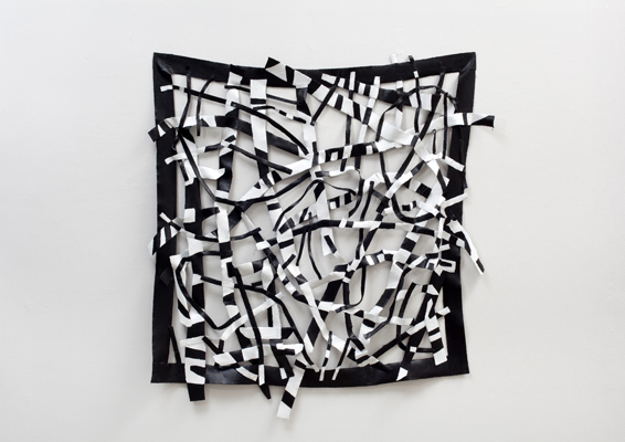 Quadrangle 4 (2011). 48" x 48". Acrylic on canvas.