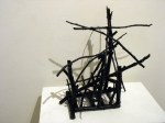 Structure 2 (2013). Sticks, wire, acrylic paint.