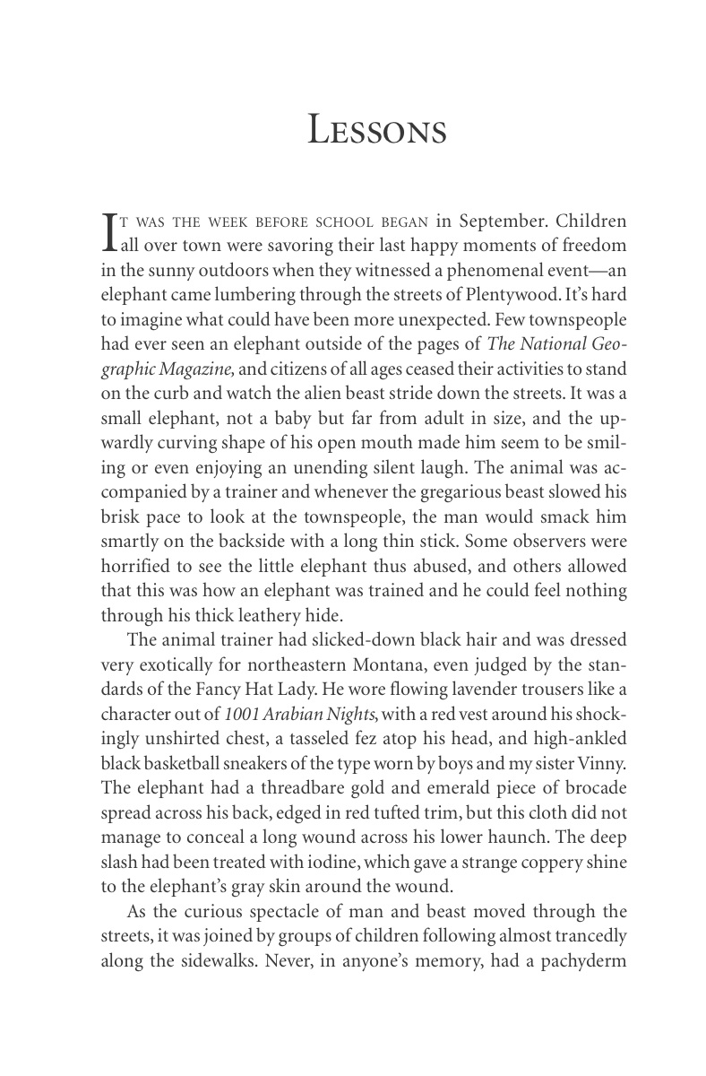 Lessons (p. 153), from Carol Benson (2006), 'The Old Lonesome', Farcountry Press, Helena, Montana.