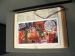 Storms (2007). Bible and comic strip.
